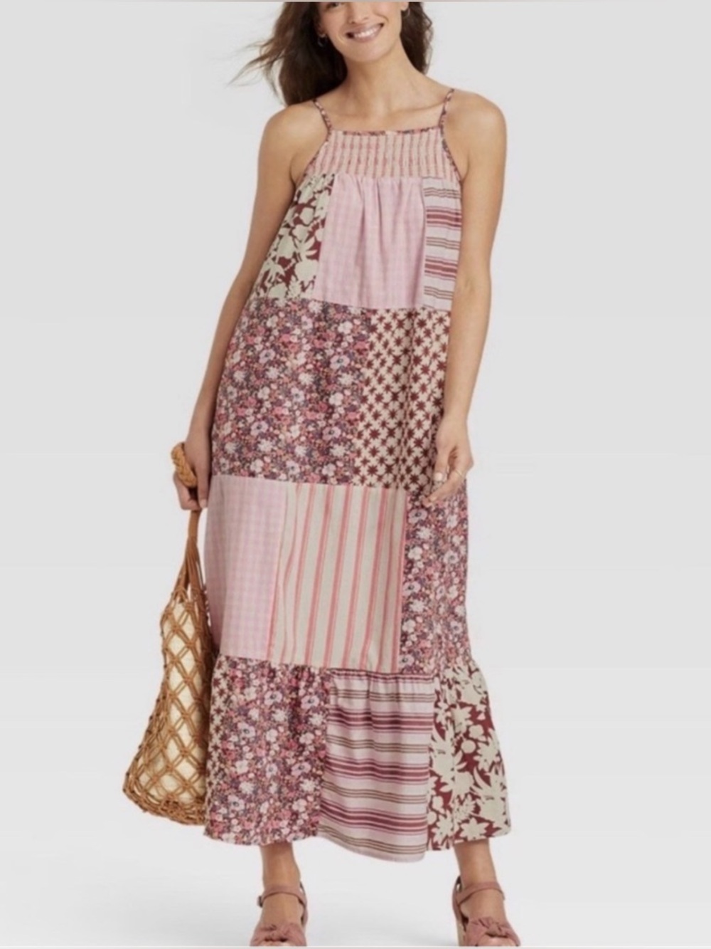 Universal Thread Patchwork Maxi Dress